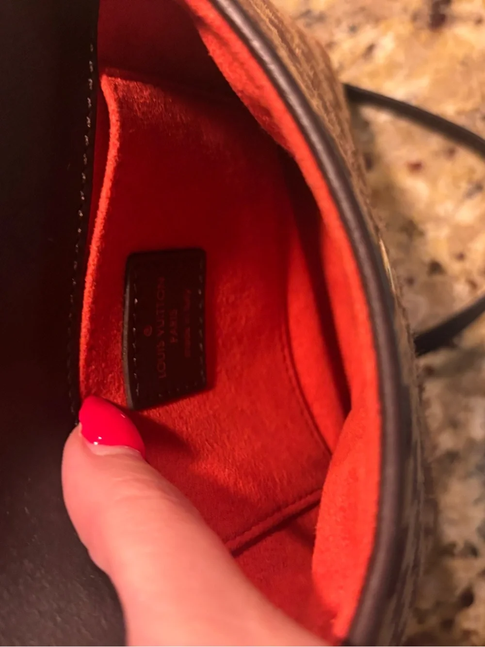 Louis Vuitton Damier Sauvage Gazelle shoulder bag